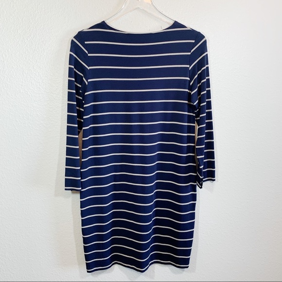 Ritva Falla navy striped tunic with pockets - Picture 4 of 5